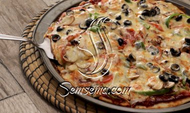 بيتزا الخضار السهلة بالفيديو