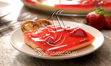 حلى الكاسترد بالجلو بالفيديو