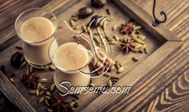 شاي كرك بالزعفران