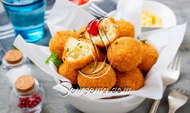 بطاطس مهروسة مقلية