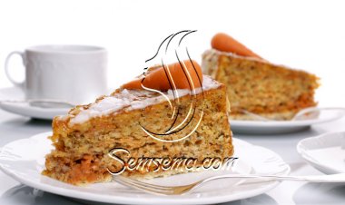 كيكة الجزر والبرتقال