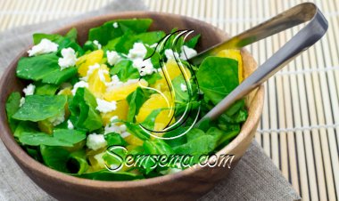 سلطة السبانخ بالبرتقال الصحية للرجيم