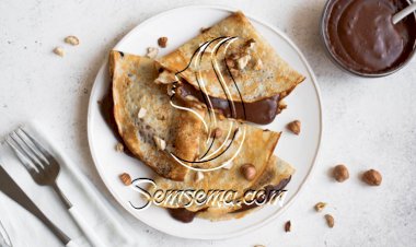 كريب بالنوتيلا بدون بيض