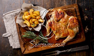 دجاج مشوي مع التتبيلة الخاصة