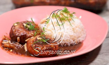 لفت محشي بصلصة التمر هندي بالفيديو