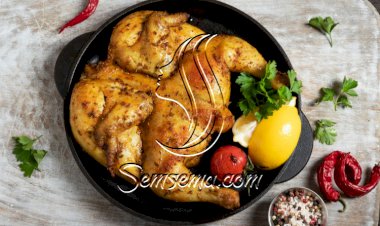 دجاج بالفرن مع الأعشاب والليمون