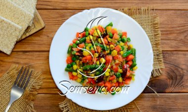 خضار بالتتبيلة الحارة للنباتيين