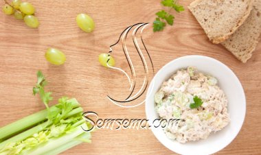 سلطة الدجاج بالزبادي للرجيم