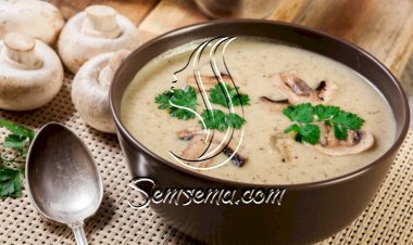 شوربة الفطر بالبستو