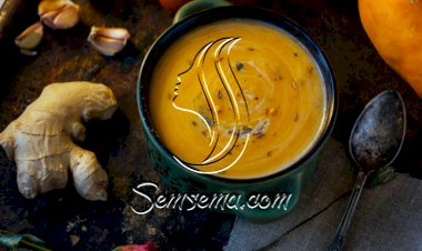 شوربة القرع بالزنجبيل