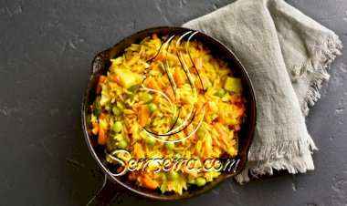 رز بالكاري والخضار