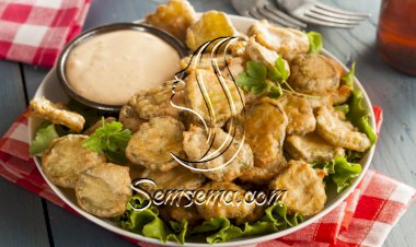 مخلل الخيار المقلي من المطبخ الأمريكي