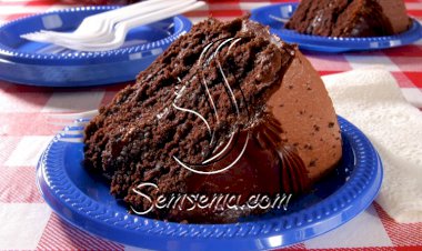 كيكة الشوكولاتة بالمايونيز بدون بيض