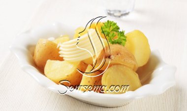 البطاطس بالزبدة