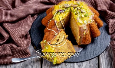 كيك الفستق الحلبي