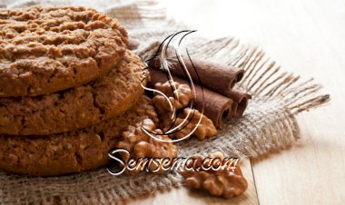 كوكيز بالجوز والقرفة