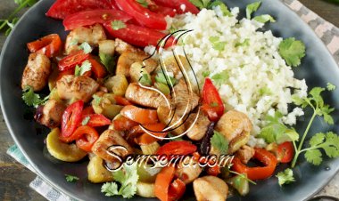 دجاج سترفراي بالفلفل الأحمر للرجيم