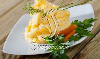 بطاطس مهروسة مع الجزر لمقبلات سهلة وشهية