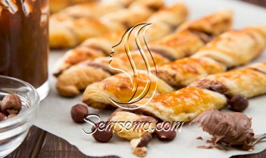 فطائر النوتيلا بالبندق بثلاث مكونات