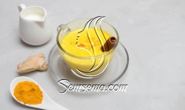 حليب بالزنجبيل والقرفة