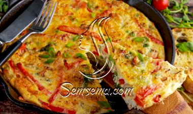 فطيرة الجبن بالفلفل الرومي