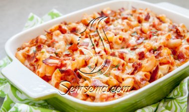 مكرونة بشاميل دايت