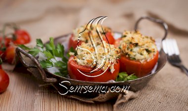 طماطم محشية بالجبن والريحان دايت