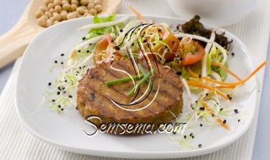 برجر بفول الصويا الصحي