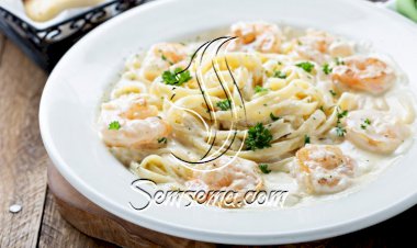 مكرونة بالجمبري