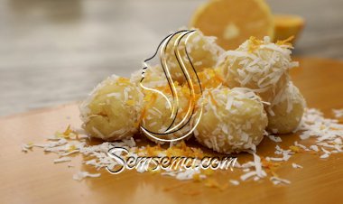 كرات البرتقال بجوز الهند بالفيديو