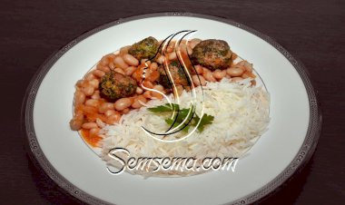 يخنة الفاصولياء مع كرات اللحم