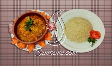 روبيان بالكاري مع الأرز