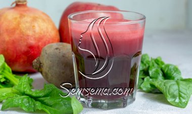 عصير الشمندر والرمان