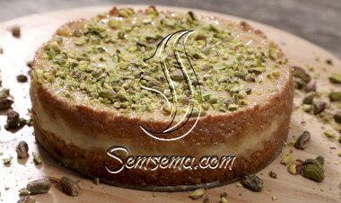 البسبوسة بالقشطة بالفيديو