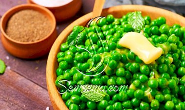 بازيلا بالزبدة والنعنع لمقبلات فاخرة