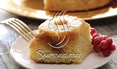 كيكة الأناناس بالفرن بالفيديو