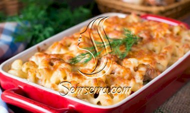 مكرونة نجرسكو باللحم المفروم