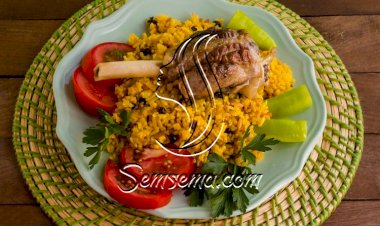 كبسة ريش اللحم