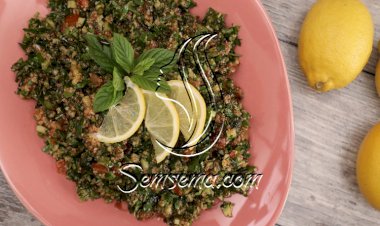 سلطة البرغل التركية بالفيديو