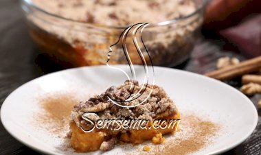 بودينغ البطاطا الحلوة بالفيديو