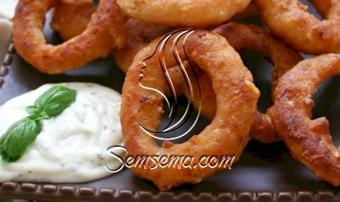 حلقات البصل المشوية بسعرات حرارية أقل