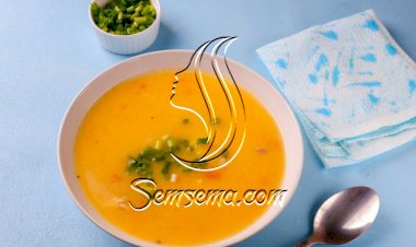 شوربة البطاطس بالجزر والحليب
