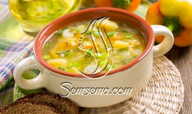 شوربة الشوفان بالخضار
