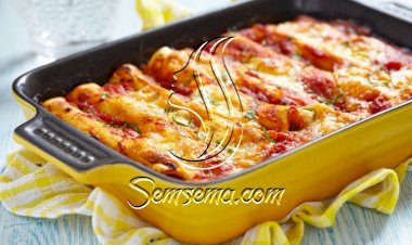 لازانيا رول بالسبانخ والجبن