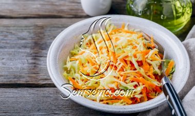 سلطة ملفوف وجزر