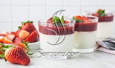 مهلبية بالفراولة سهلة وشهية