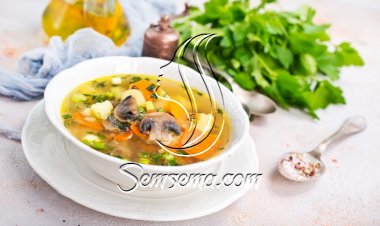 شوربة الخضار المشكلة لتقوية المناعة