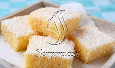 البسبوسة بالسميد سهلة وسريعة