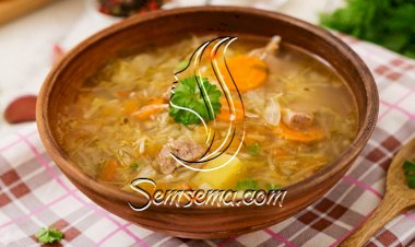 شوربة الملفوف والجزر الصحية