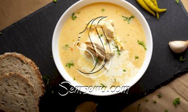 شوربة دجاج بالكريمة